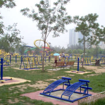 Fitness unter freiem Himmel – Chinas Vorsprung in Bewegung